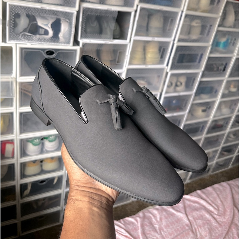 ASOS TASSEL SUADE LOAFERS SZ 7 NWT